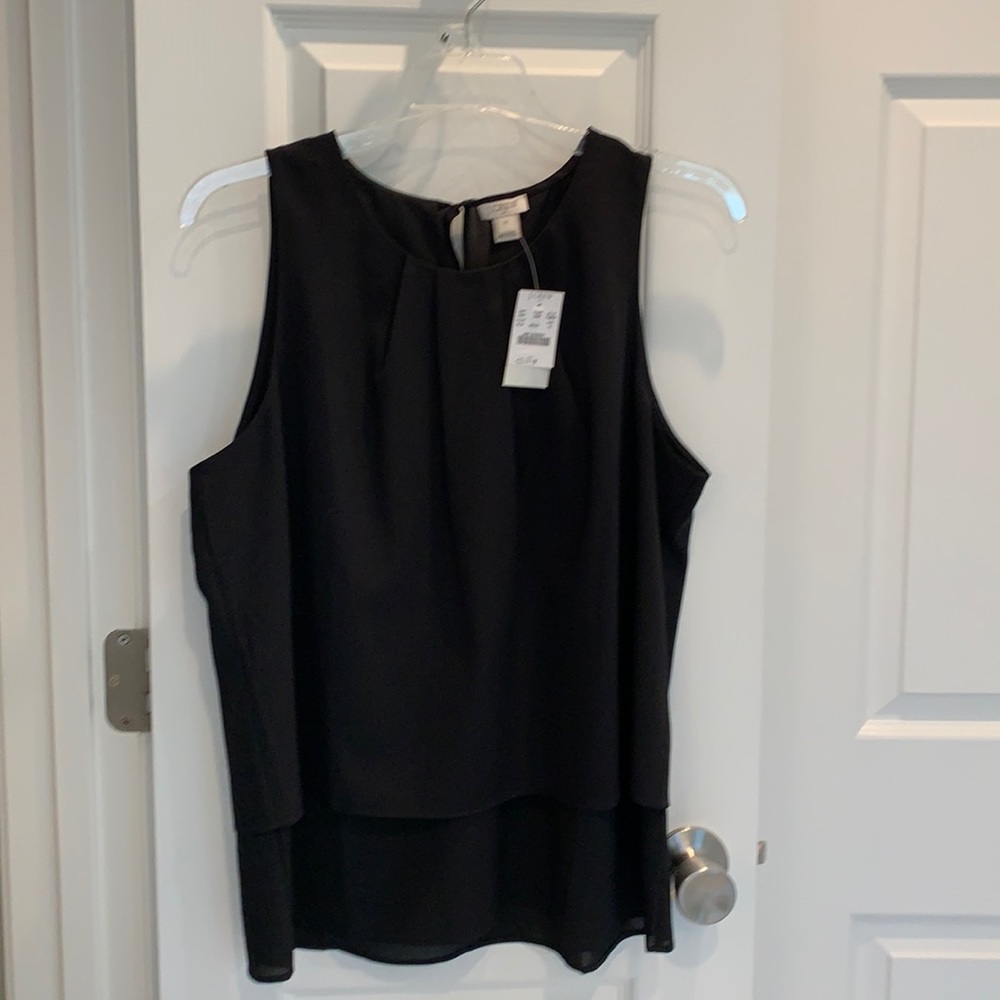 JCrew Sleeveless Swing Top